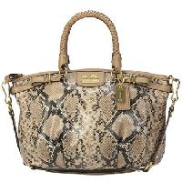 COACH 蔻驰 女款麦迪逊系列仿蛇皮手提肩背两用包 19633 ry