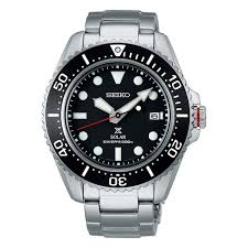 [Watchspree] Seiko Prospex Solar 潜水员不锈钢表带手表 SNE589P1