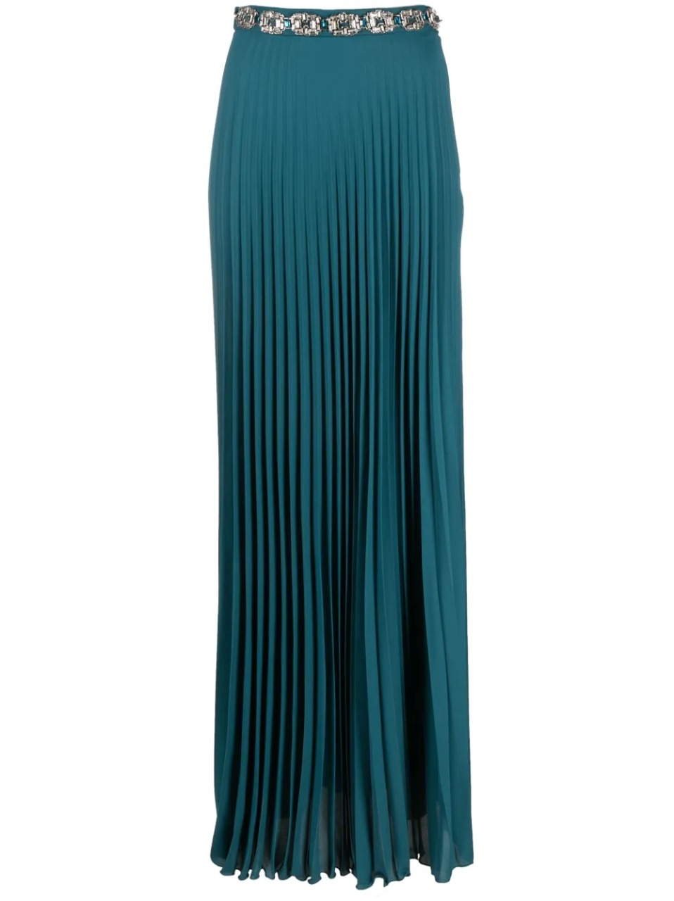 Elisabetta Franchi 乔其纱缀饰百褶超长半身裙